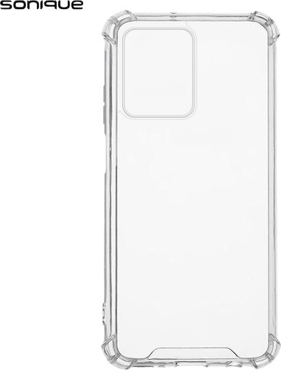 Sonique Anti Shock Umschlag Rückseite Silikon Transparent (Redmi Note 12 Pro+)