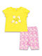 Set pentru copii cu pantaloni Vară 2buc Yellow