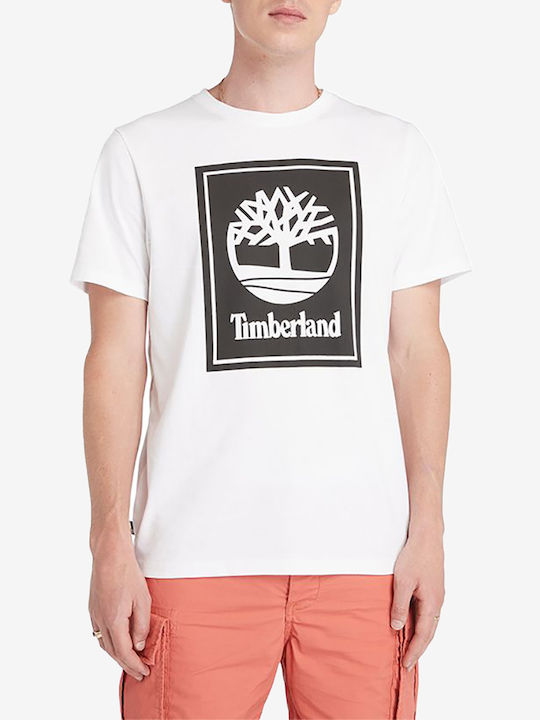 Timberland Herren T-Shirt Kurzarm White