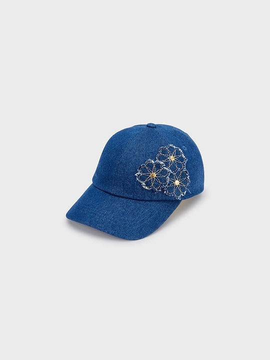Mayoral Kids' Hat Fabric Blue