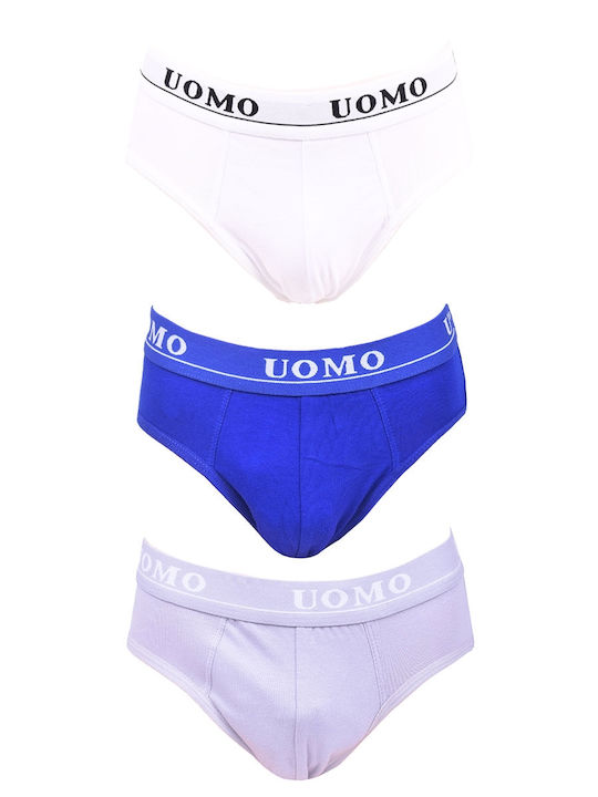 Uomo Set of Kids' Briefs Multicolour 3pcs