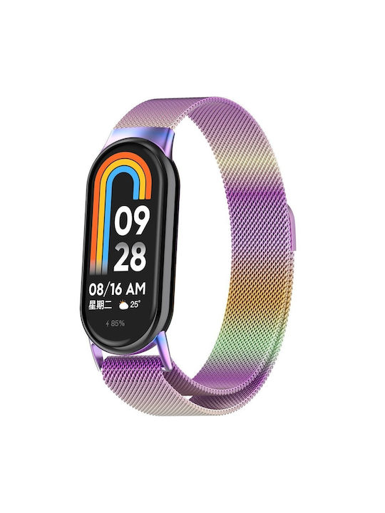 Armband Rostfreier Stahl Mehrfarbig (Smart Band 8 / Smart Band 9 / Smart Band 10)
