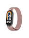 Strap Stainless Steel Pink (Smart Band 8 / Smart Band 9)