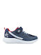 Kids Sneakers with Scratch Navy Blue