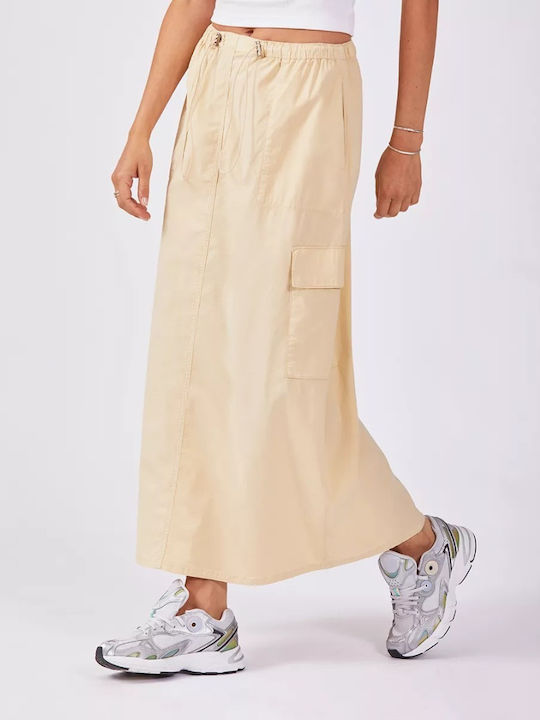 Reiko Skirt in Beige color