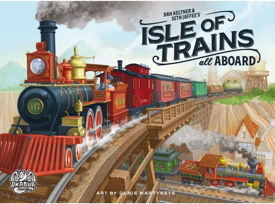 Brettspiel Isle Of Trains All Aboard für 1-4 Spieler 10+ Jahre (EN) Dranda Games