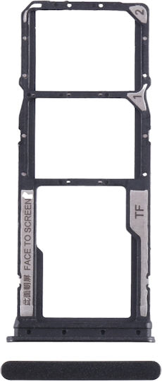 Sim Card Slot Black for Xiaomi Redmi 13C, Poco C65
