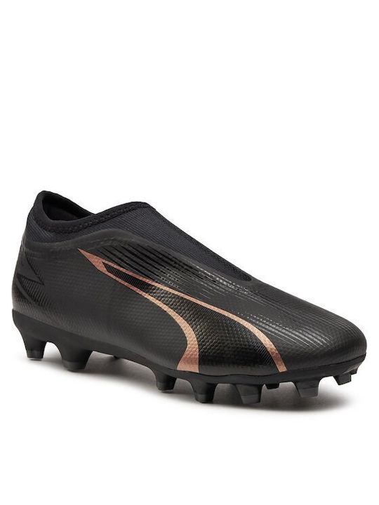 PUMA Kids Soccer Cleats with Molded Laces Black