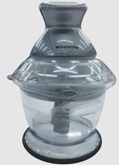 Winson Mini Chopper Multi 400W mit 1l Behälter Grau