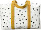 Byon Wickeltasche-Wickeltasche Schulter/Hand Weiß 34x15x20cm.