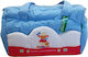 Manterol Casa Wickeltasche-Wickeltasche Schulter/Hand Blau 46x17x31cm.