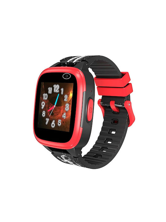 Xa13 Kinder Smartwatch mit Kautschuk/Plastik Armband Schwarz
