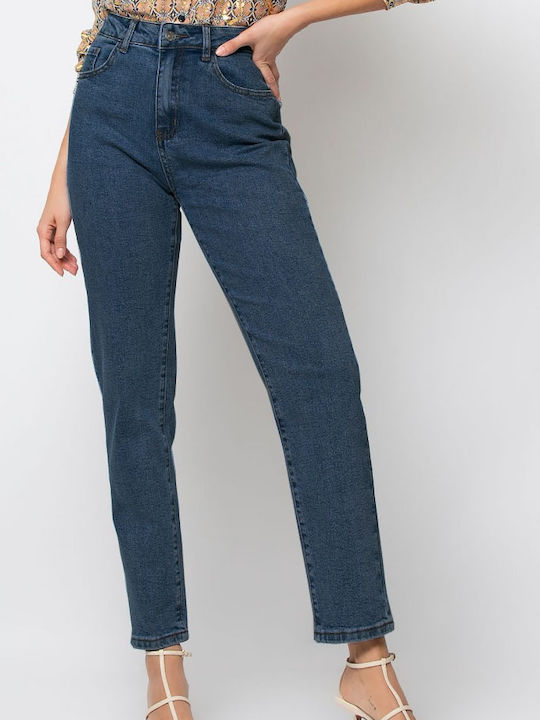 Damenjeans in Gerader Linie Dark Blue
