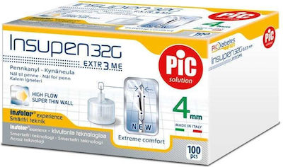 PiC Solution Insupen Ace Insulină 32G x 4mm 100buc