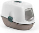 Stefanplast Furba Chic Cat Toilet Closed Brown L59 x W39 x H22cm