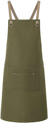 Karlowsky Ποδιά Kellner Ganzkörper Khaki