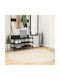 vidaXL Huarte Rug Round Cream