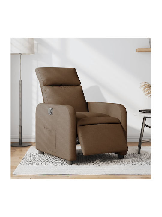 Relaxsessel mit Fußhocker Coffee 66x89.5x95.5cm