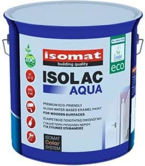 Isomat Ριπολίνη Οικολογική Νερού Isolac-aqua 2.5lt Τιρκουάζ
