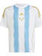 Kinder-T-Shirt Weiß Messi Training