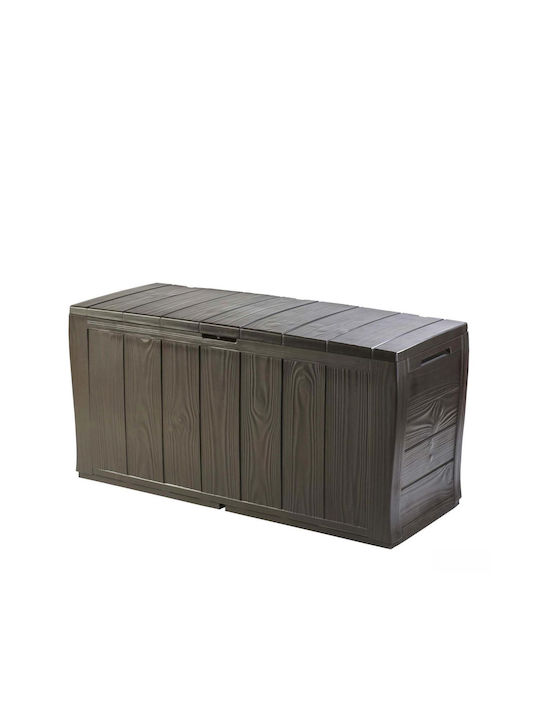 Keter Outdoor Storage Box 270lt Brown L117xW45xH57.5cm