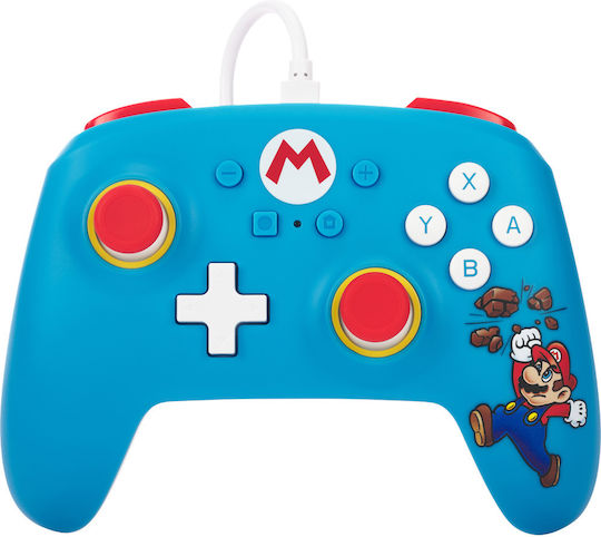 PowerA 323390 Ενσύρματο Gamepad για Switch Brick Breaker Mario