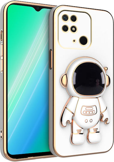 Back Cover Σιλικόνης Λευκό (Redmi 10C)
