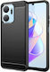Back Cover Plastic / Silicon Negru (Honor X7a)