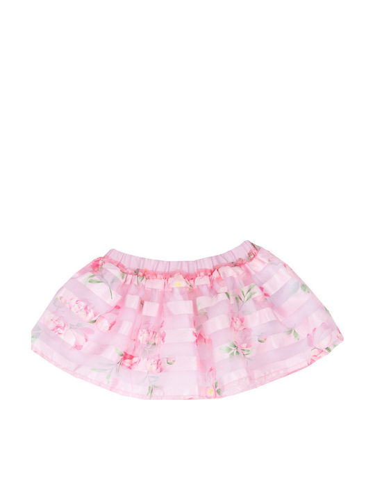 Παιδική Φούστα Floral Ροζ