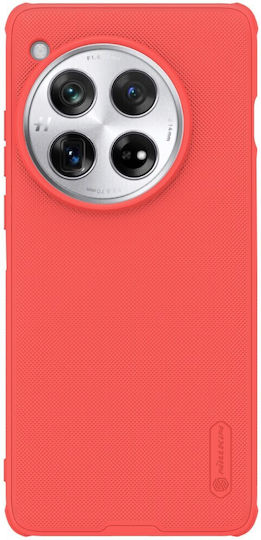 Nillkin Super Frosted Pro Задна корица Пластмаса / Силикон Червен (OnePlus 12)