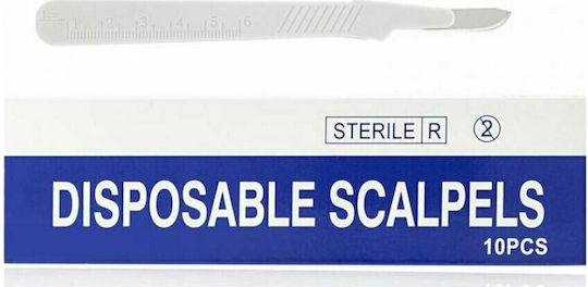 Bournas Medicals Medical Scalpel with Handle Ν22 124511 No22 10pcs