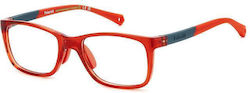 Polaroid Kinder Acetat Brillengestell Rot PLD D...