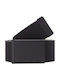 The Jam Men's Belt Fabric Webbing Belt Double Sided Black