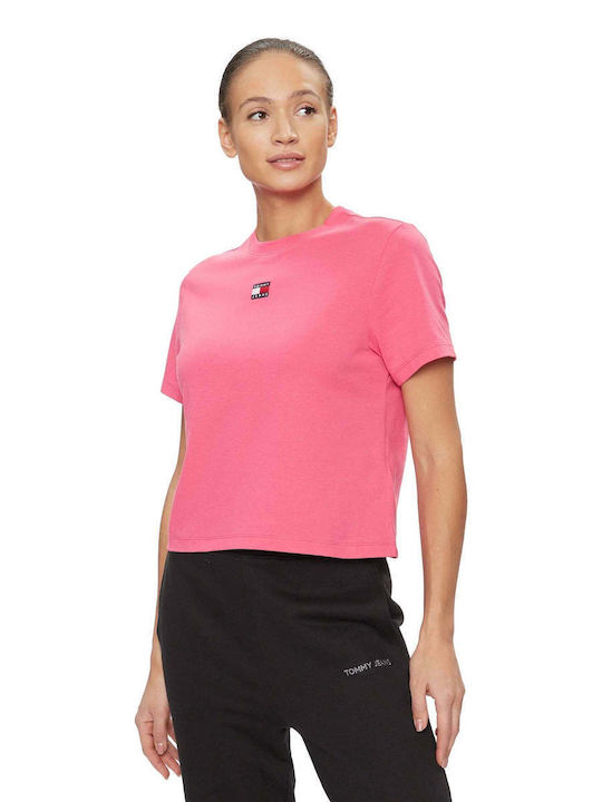Tommy Hilfiger Γυναικείο T-shirt Ροζ