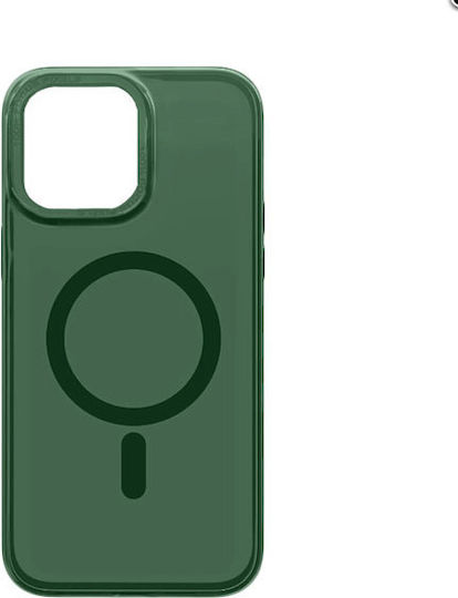 Cti Umschlag Rückseite Magnetisch Grün (iPhone 13 Pro)