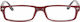 Reading Glasses +2.00 in Burgundy color HD-150