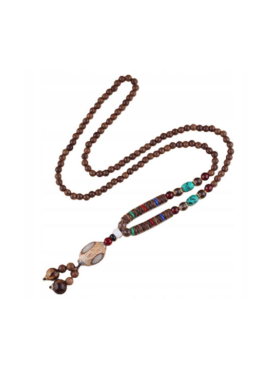 Nepal Buddhist Mala Colier cu Perle