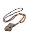 Nepal Buddhist Mala Colier cu Perle