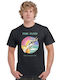 Pegasus Pink Floyd Logo T-shirt Black Cotton