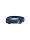 Unicord Hundehalsband in Blau Farbe Groß 25mm
