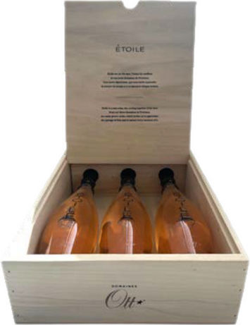 Etoile Wines Domaines Ott Cuvee 2021 Grenache Rouge Rosé Dry in Wooden Box 750ml 3 Pieces
