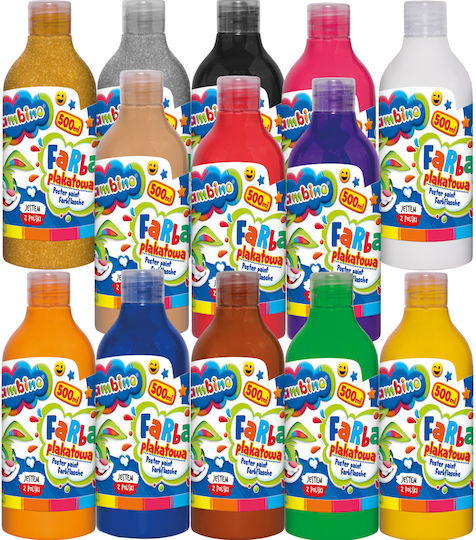 St. Majewski Tempera Paints Multicolour in Bottle 500ml 1pcs