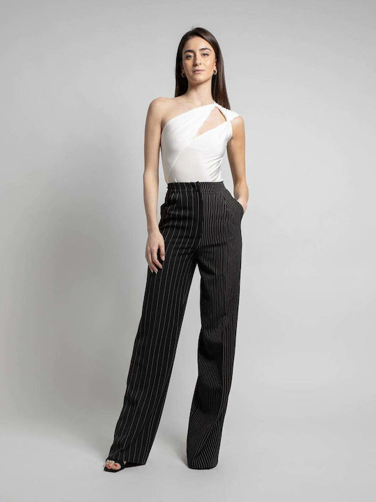 Fashioncore Dama Talie înaltă Tesatura Pantalon...