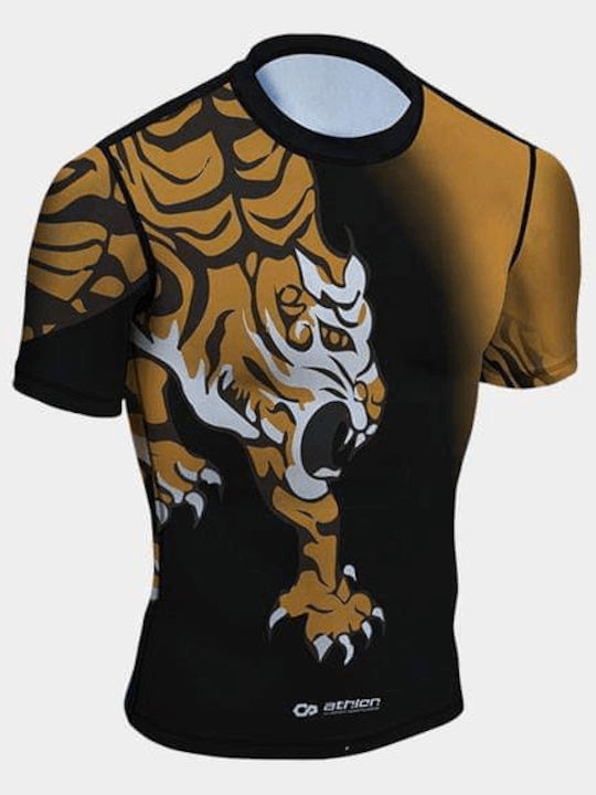 Athlon Short Sleeve Shirt 100-1837 for Jiu-Jitsu Black
