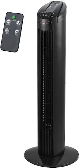 Klausberg Ventilator Turm 45W mit Fernbedienung Schwarze