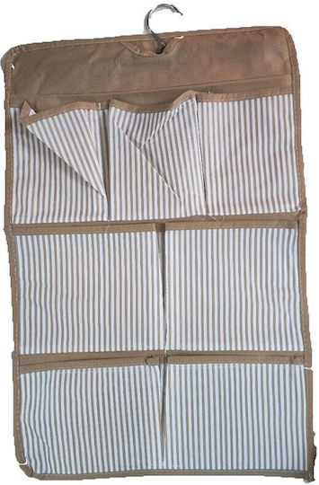 Κρεμαστή Θήκη 7 Θέσεων (38x59) TNS White & Brown