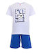 Joyce Kids Set with Shorts Summer 2pcs White