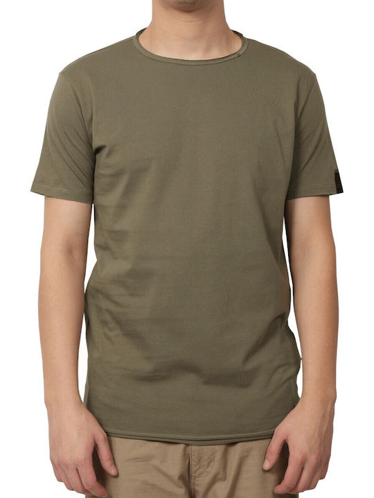 Replay T-shirt Bărbătesc cu Mânecă Scurtă Verde