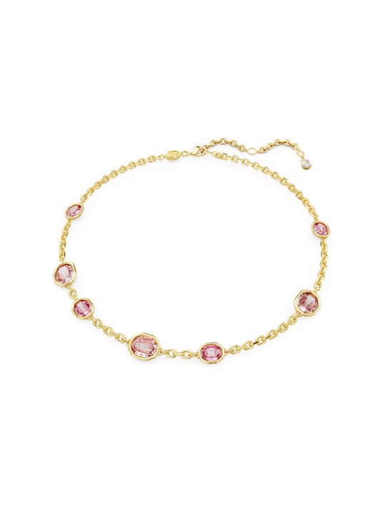 Swarovski Imber Octagon Cut Necklace Gold-Plated