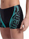 Arena Swim Short Men's Swimwear Shorts Black with Patterns